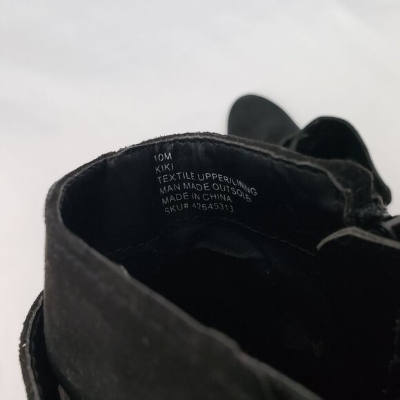 Dolcetta Women's Black Kiki Wedge Ankle Boot Buckle Sz 10 EXCELLENT CONDITION!!! - Picture 7 of 9